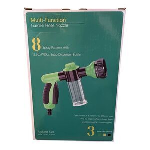 Green Multi-Function‎ Hose Nozzle